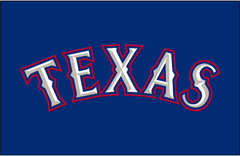 Texas Rangers 2000-2013 Jersey Logo t shirts DIY iron ons